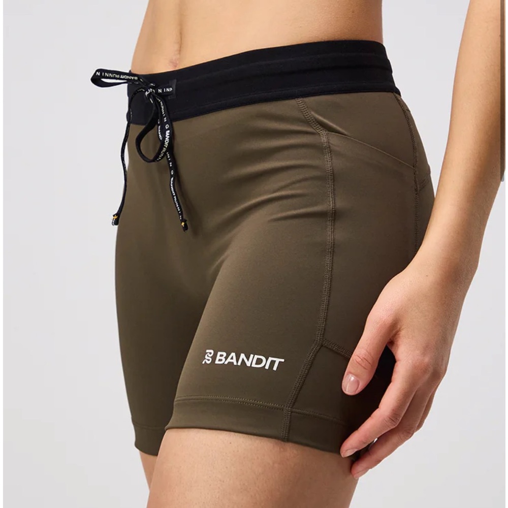 BANDIT 5" WOMEN'S COMPRESSION SHORTS - DARK FATIGUE - SIZE SMALL